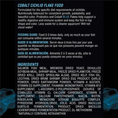Show full view: Cobalt Aquatics Cichlid Premium Flakes Fish Food, 16-oz tub slide 2 of 9