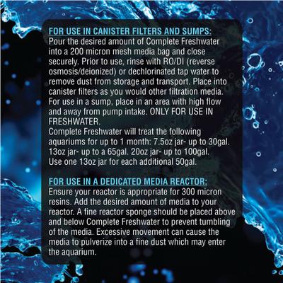 Show full view: Cobalt Aquatics Complete Freshwater Aquarium Granulated Carbon, 7.5-oz bottle slide 3 of 5