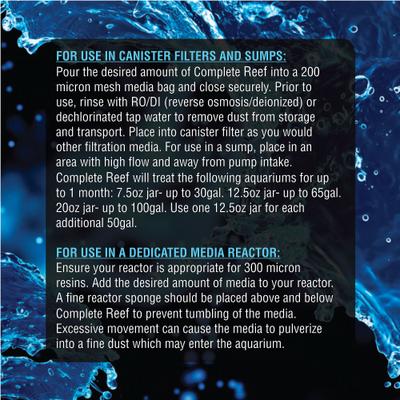 Show full view: Cobalt Aquatics Complete Reef Superior Pollutant & Aquarium Nitrate Removal, 53-oz tub slide 3 of 5