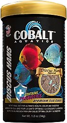 Cobalt Aquatics Discus Hans Flake Fish Food, 1.2-oz bottle