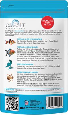 Show full view: Cobalt Aquatics Freshwater Aquarium Salt, 16-oz bag slide 2 of 3