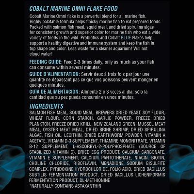 Show full view: Cobalt Aquatics Marine Omni Flakes Fish Food, 1.2-oz jar slide 3 of 8