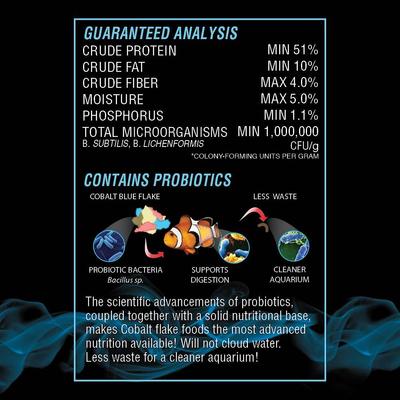 Show full view: Cobalt Aquatics Marine Omni Flakes Fish Food, 1.2-oz jar slide 4 of 8