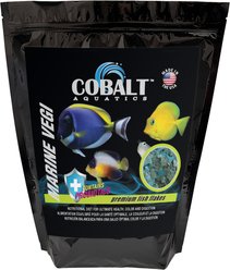 Cobalt Aquatics Marine Vegi Flakes Fish Food, 2-lb bucket