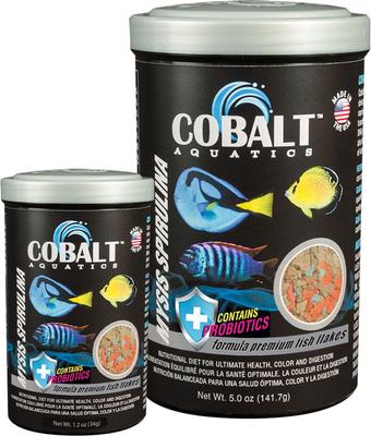 Show full view: Cobalt Aquatics Mysis Spirulina Flakes Fish Food, 1.2-oz bottle slide 8 of 9