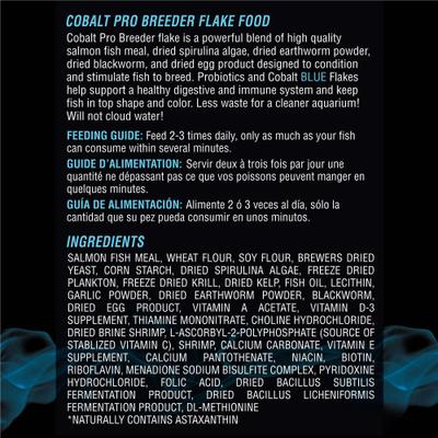 Show full view: Cobalt Aquatics Pro Breeder Flakes Fish Food, 1.2-oz bottle slide 3 of 9