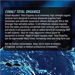 Cobalt Aquatics Regenerable, High-Capacity Organic Removing Resin, 7.5-oz bottle slide 2 of 6