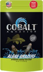 Cobalt Aquatics Select Algae Grazers Fish Food, 2.3-oz pouch