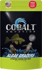 Cobalt Aquatics Select Algae Grazers Fish Food, 6.1-oz pouch