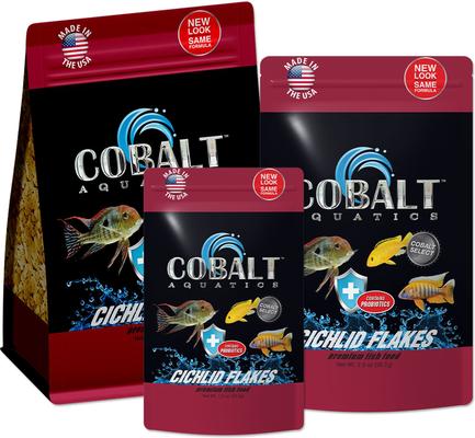Show full view: Cobalt Aquatics Select Cichlid Flakes Fish Food, 2-oz pouch slide 6 of 6