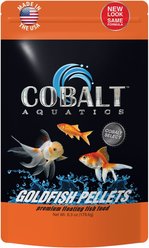 Cobalt Aquatics Select Goldfish Pellet Fish Food, 6.3-oz pouch