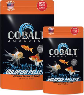 Show full view: Cobalt Aquatics Select Goldfish Pellet Fish Food, 6.3-oz pouch slide 5 of 6