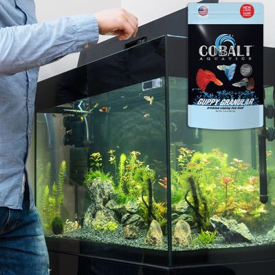 Show full view: Cobalt Aquatics Select Guppy Granular Fish Food, 2.9-oz pouch slide 4 of 4