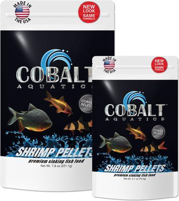 Show full view: Cobalt Aquatics Select Shrimp Pellets Fish Food, 2.7-oz pouch slide 5 of 5