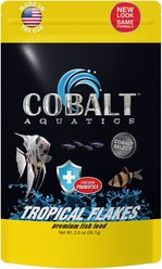 Cobalt Aquatics Select Tropical Flakes Fish Food, 2-oz pouch
