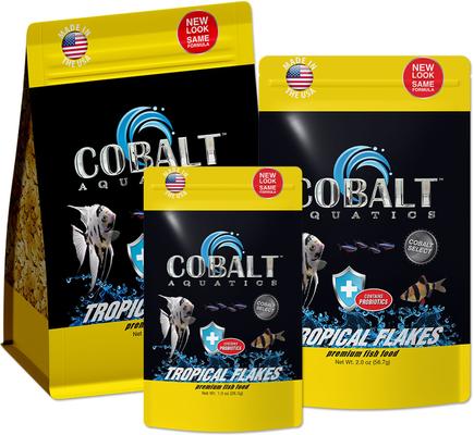 Show full view: Cobalt Aquatics Select Tropical Flakes Fish Food, 5-oz pouch slide 6 of 7