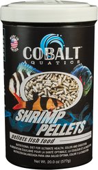 Cobalt Aquatics Shrimp Pellets Fish Food, 20-oz bottle