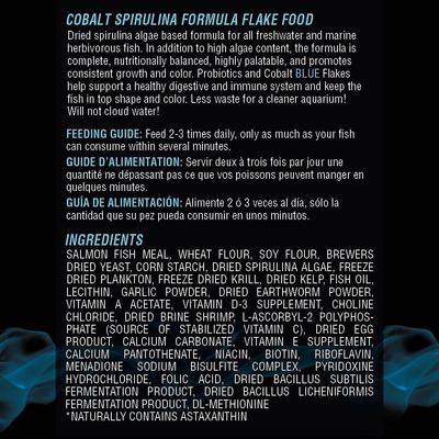 Show full view: Cobalt Aquatics Spirulina Flakes Fish Food, 5-oz jar slide 3 of 9