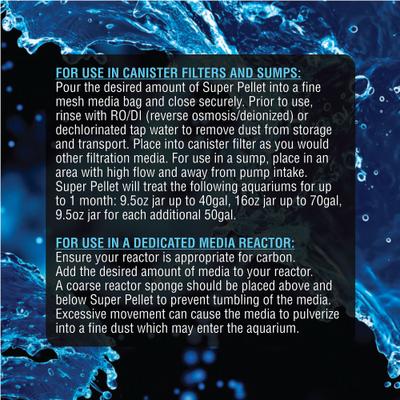 Show full view: Cobalt Aquatics Super Pellet Aquarium Carbon, 44-oz tub slide 3 of 5