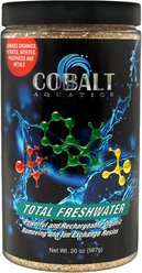 Cobalt Aquatics Total Freshwater Aquarium Organic Removing & Ion Exchange Resins, 20-oz bottle