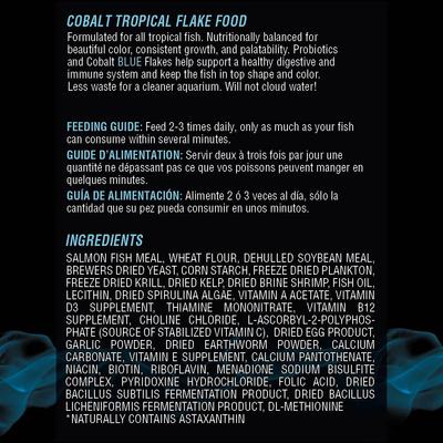 Show full view: Cobalt Aquatics Tropical Flakes Fish Food, 0.5-oz jar slide 3 of 8