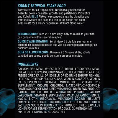 Show full view: Cobalt Aquatics Tropical Flakes Fish Food, 16-oz tub slide 2 of 8
