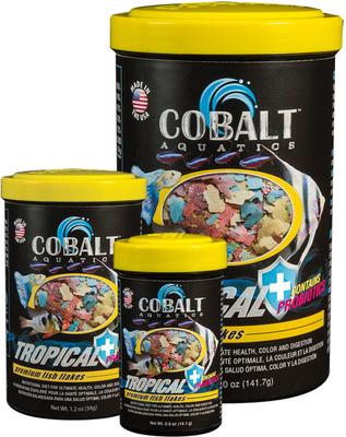 Show full view: Cobalt Aquatics Tropical Flakes Fish Food, 5-oz jar slide 8 of 9