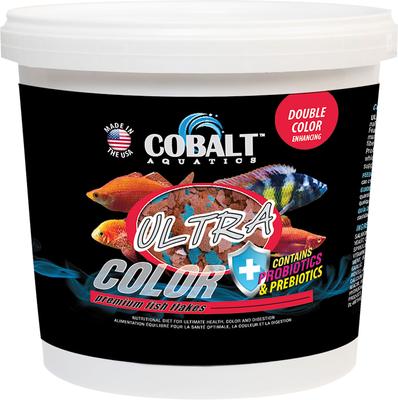 Show full view: Cobalt Aquatics Ultra Color Flakes Fish Food, 1-lb jar slide 1 of 2