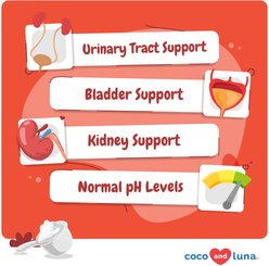Coco and Luna Cranberry Incontinence & Urinary Tract Support Powder Supplement for Cats, 120-gr jar slide 2 of 6