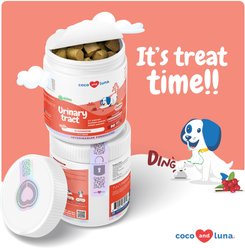 Coco and Luna Cranberry Soft Chew Urinary Tract & Bladder Support Supplement for Dogs, 90 count slide 2 of 7