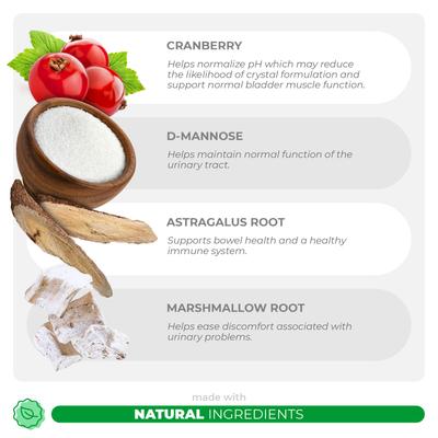 Show full view: Coco and Luna Cranberry Soft Chew Urinary Tract & Bladder Support Supplement for Dogs, 90 count slide 4 of 9