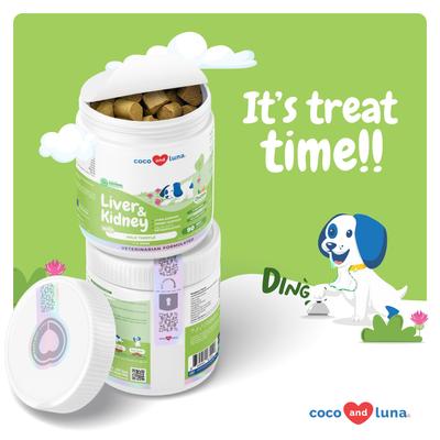 Show full view: Coco and Luna Milk Thistle Hepatic Support Soft Chew Liver & Kidney Supplement for Dogs, 90 count slide 6 of 9