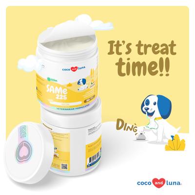 Show full view: Coco and Luna SAMe S-Adenosyl-L-Methionine Soft Chew Liver Supplement for Dogs, 90 count slide 6 of 9