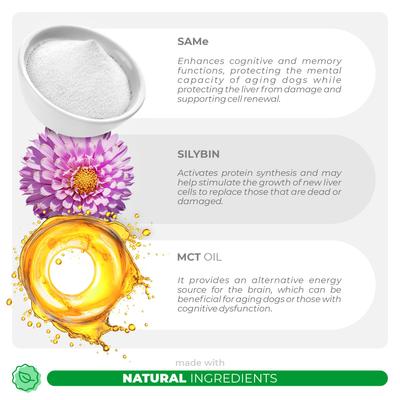 Show full view: Coco and Luna SAMe & Silybin Soft Chew Liver Supplement for Dogs, 90 count slide 4 of 10