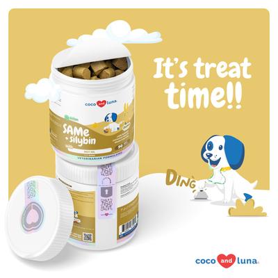 Show full view: Coco and Luna SAMe & Silybin Soft Chew Liver Supplement for Dogs, 90 count slide 6 of 10