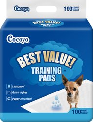 COCOYO All-Absorb Basic Training Pads, 22" x 22", 100 count