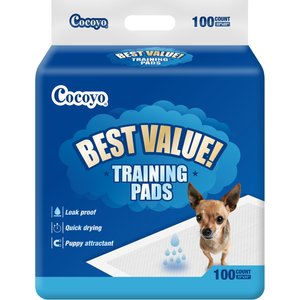 COCOYO Best Value Dog Training Pad, 22-in x 22-in, 50 count
