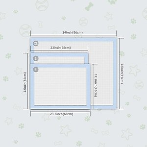 COCOYO Best Value Dog Training Pad, 22-in x 22-in, 30 count