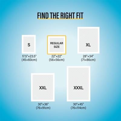 Show full view: COCOYO Best Value Super Absorbent & Leak Proof Unscented Dog Training Pads, 22 x 30-in, 150 count slide 5 of 7