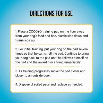 Show full view: COCOYO Best Value Super Absorbent & Leak Proof Unscented Dog Training Pads, 22 x 30-in, 150 count slide 6 of 7