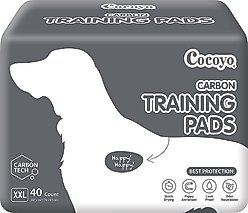 COCOYO Carbon Odor Eliminator with Charcoal Unscented Dog Training Pads, 30 x 36-in, 40 count
