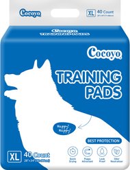 COCOYO X-Large Training Pads, 28" x 34", 40 count