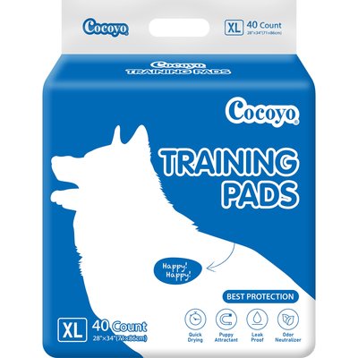 COCOYO COCOYO X-Large Training Pads, 28" x 34", 40 count