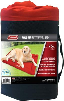 Show full view: Coleman Roll-Up Travel Dog Bed, Red slide 5 of 6