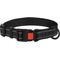 Show in main carousel: CollarDirect Adjustable Reflective Nylon Dog Collar, Black, Medium slide 1 of 8