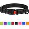 Show in main carousel: CollarDirect Adjustable Reflective Nylon Dog Collar, Black, Small slide 7 of 8