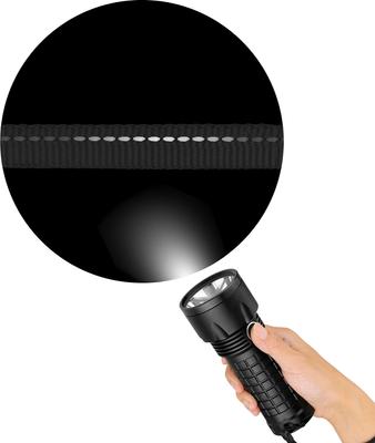 Show full view: CollarDirect Adjustable Reflective Nylon Dog Collar, Black, X-Small slide 4 of 7