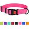 Show in main carousel: CollarDirect Adjustable Reflective Nylon Dog Collar, Pink, Large slide 7 of 8