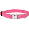 Show in main carousel: CollarDirect Adjustable Reflective Nylon Dog Collar, Pink, X-Small slide 2 of 7