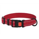 CollarDirect Adjustable Reflective Nylon Dog Collar, Red, Large